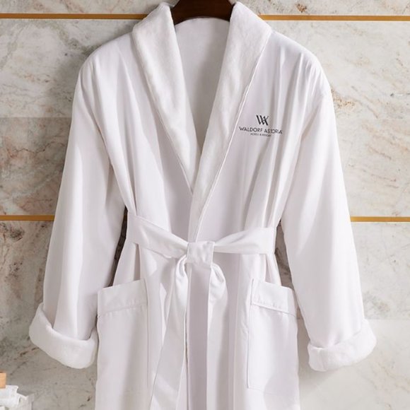 Waldorf Astoria Accessories Waldorf Astoria Hotel Bathrobe Designer